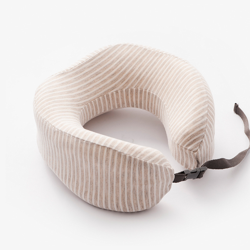 U-formájú memóriahabos utazó nyakpárna felnőtteknek, hordozható, japán stílusú, Flying Bear