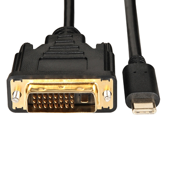 Type-C to DVI adapter kábel, 4K30Hz, 4096x2160, Yongyida