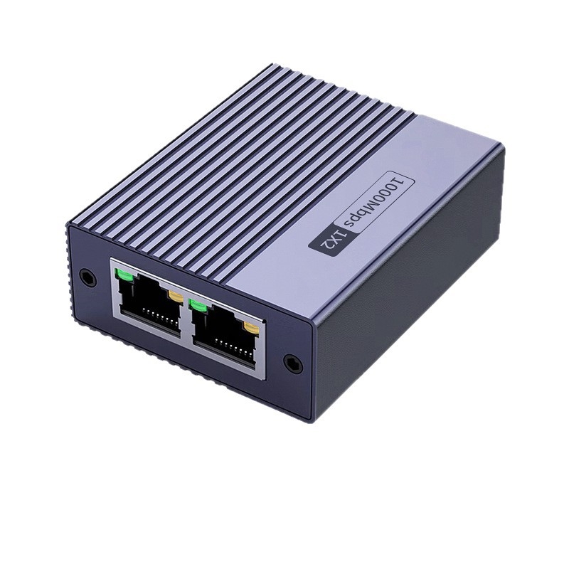 Gigabitni RJ45 splitter 1 na 2 za istovremeni pristup internetu, tip: prekidač/distributer