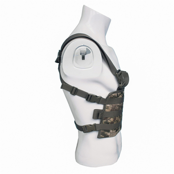 MOLLE taktikai hátizsák, mellény-stílusú, szabályozható, kültéri használatra, légáteresztő poliészter