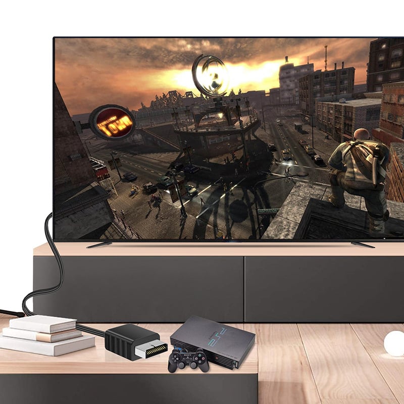 PS1/PS2 HDMI konverter za TV – Wiistar dh-ps2, 1080p izlaz, PS1/PS2 kompatibilnost
