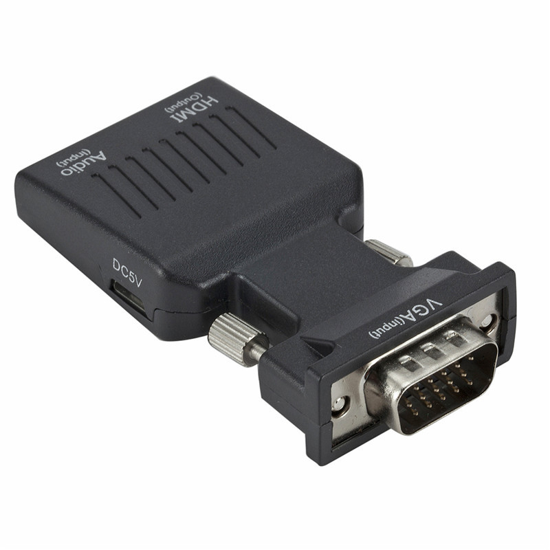 VGA na HDMI adapter, 1080p, kabel duljine 0,06 m, podržava napajanje