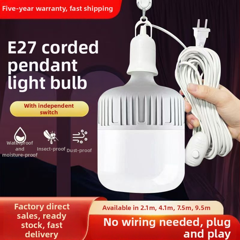 LED kućna rasvjeta žarulja s E27 uložkom i utičnicom, 220V, IP42, snaga 5W-120W, PVC tijelo, PC sjenilo, 2 godine garancije