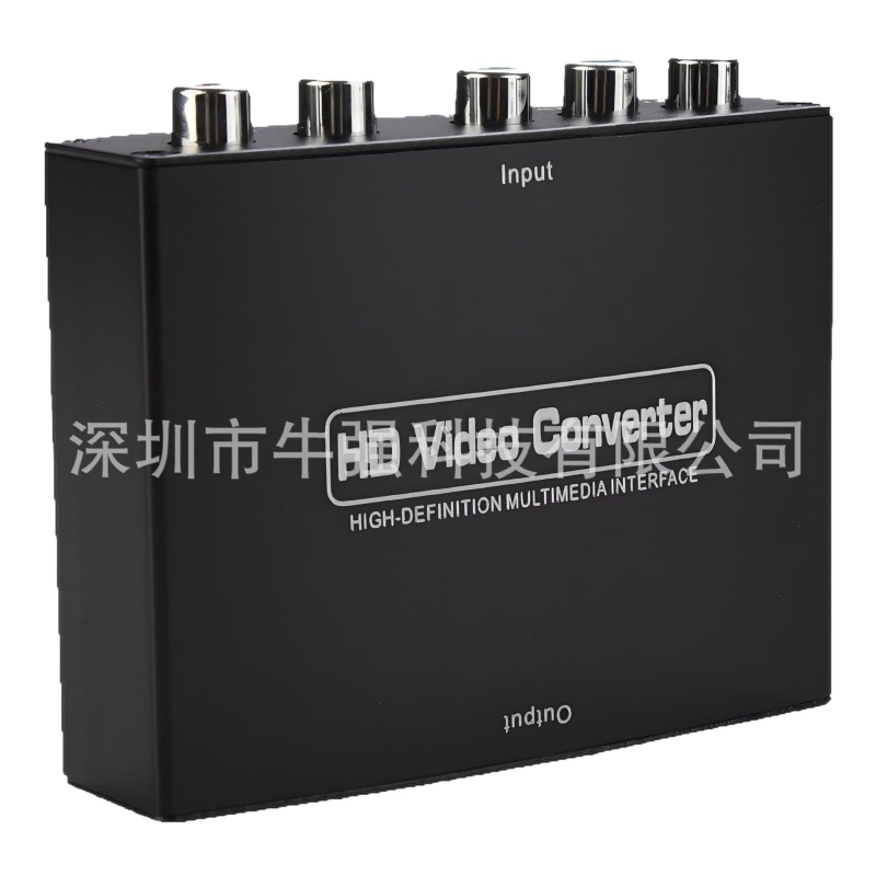 newkeng NK-P60 YPbPr na HDMI konverter, prekidač/rasporednik, 1080p, daljinsko buđenje, upravljanje napajanjem