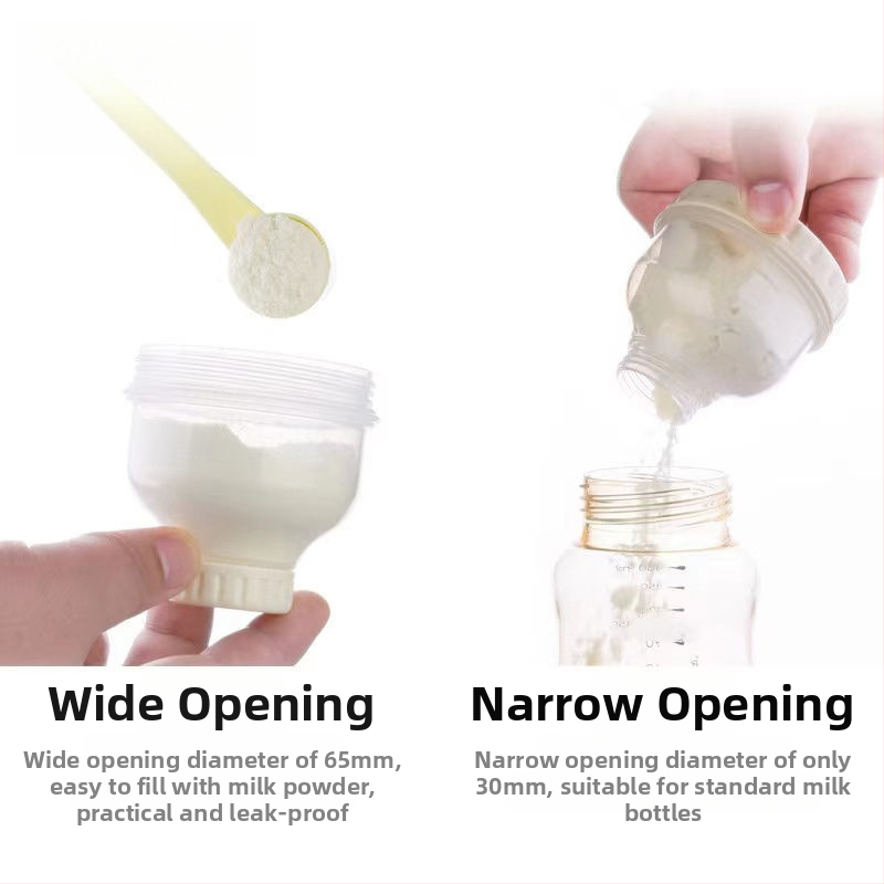 Dvoslojna prenosna kutija za dječji mliječni prah s vodootpornim zatvaračem