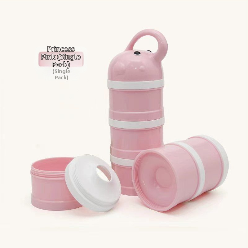 Dvoslojna prenosna kutija za dječji mliječni prah s vodootpornim zatvaračem