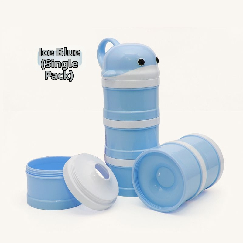 Dvoslojna prenosna kutija za dječji mliječni prah s vodootpornim zatvaračem