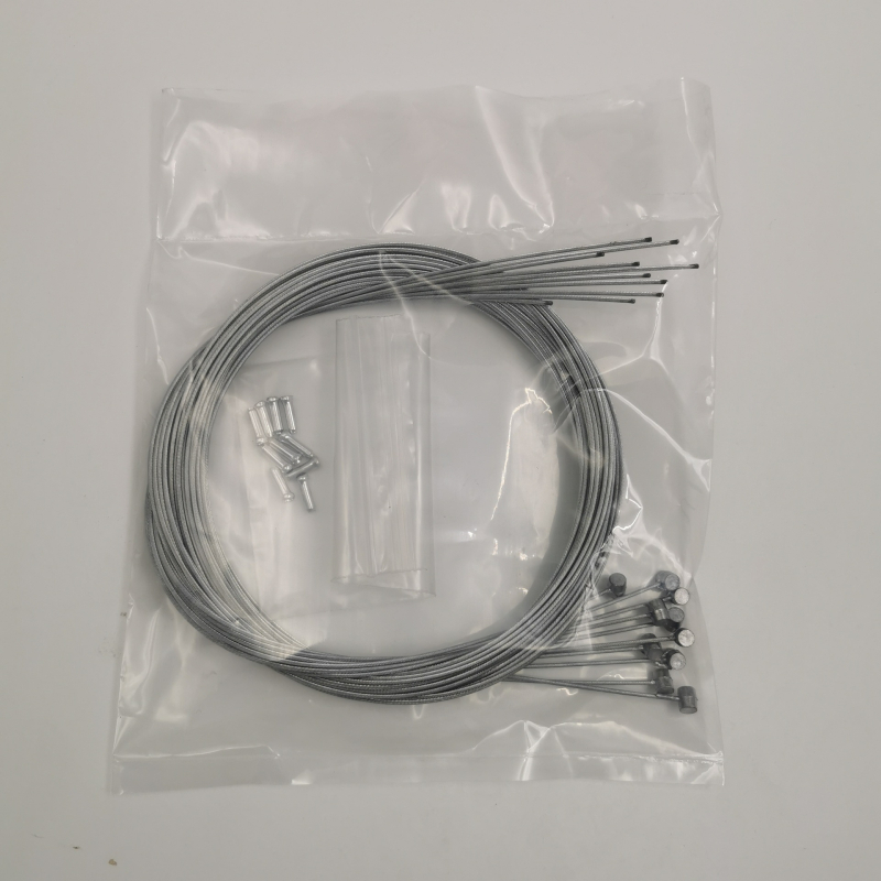 Set kočničnih kablova za planinski bicikl s krajnjim kapicama, 10-dijelni komplet za kabel kočnica i mjenjača, mehaničko kočenje, model 03