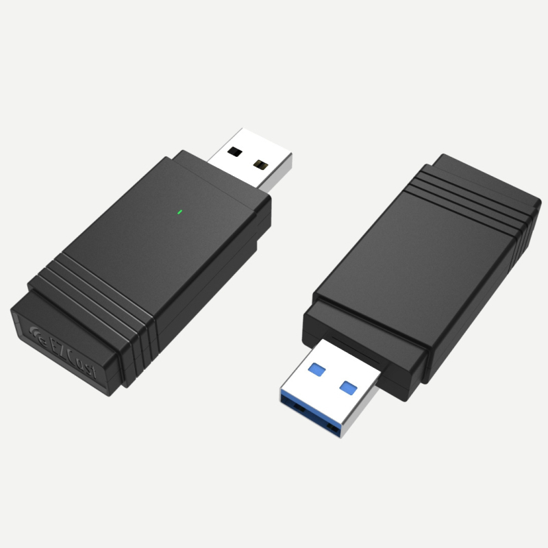Carte de rețea USB 3.0 wireless EZC-5300BS — 1200Mbps dual-band (2,4–5,8 GHz), 11ac + Bluetooth 5.0