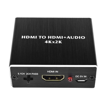 HDMI audio ekstraktor i pretvarač, 4K, izlaz analognog zvuka 3,5 mm i SPDIF optički izlaz