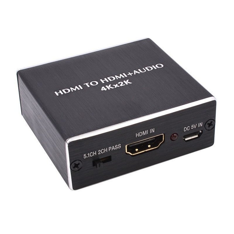 HDMI audio ekstraktor i pretvarač, 4K, izlaz analognog zvuka 3,5 mm i SPDIF optički izlaz