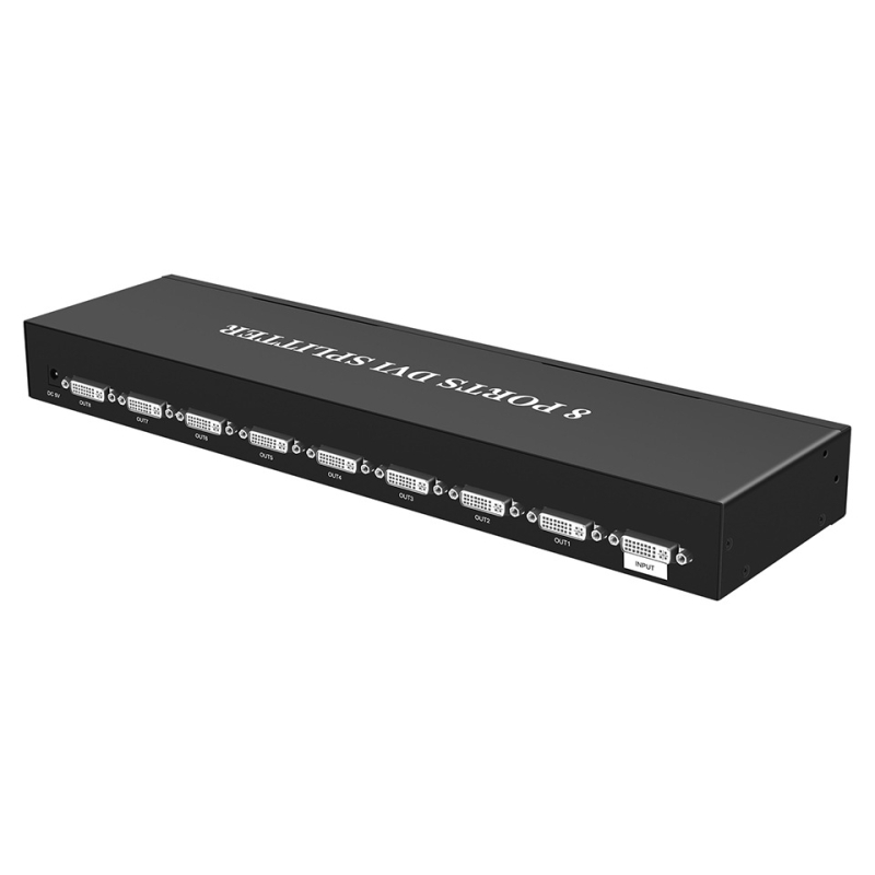 Source Xingwei FE18 DVI splitter, 1 ulaz/8 izlaza, 8-kanalni DVI, 4K@30Hz