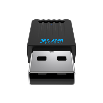 WiFi6 USB-A επιτραπέζιος δέκτης ασύρματου δικτύου με Bluetooth, διπλής ζώνης 2,4 GHz/5,8 GHz, έως 600 Mbps, χωρίς οδηγούς