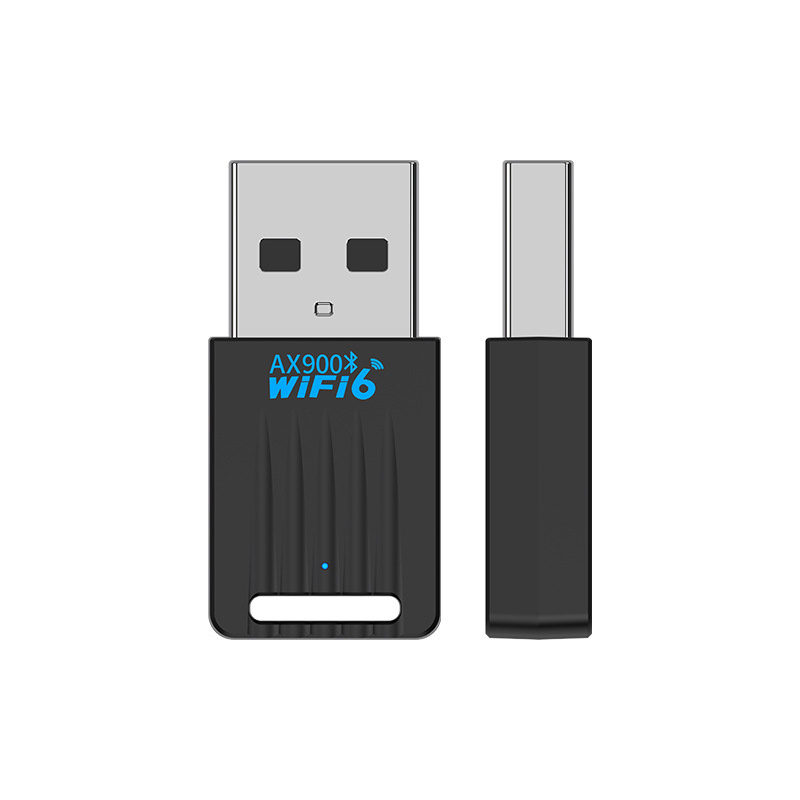 WiFi6 USB-A επιτραπέζιος δέκτης ασύρματου δικτύου με Bluetooth, διπλής ζώνης 2,4 GHz/5,8 GHz, έως 600 Mbps, χωρίς οδηγούς