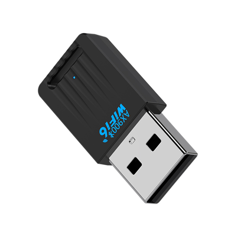 WiFi6 USB-A επιτραπέζιος δέκτης ασύρματου δικτύου με Bluetooth, διπλής ζώνης 2,4 GHz/5,8 GHz, έως 600 Mbps, χωρίς οδηγούς