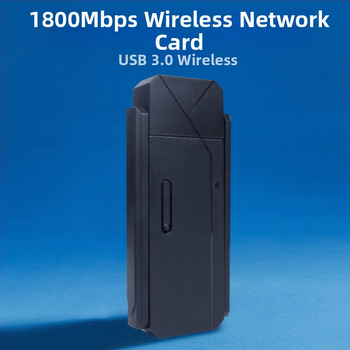 Bezdrôtová WiFi sieťová karta USB 3.0 1800Mbps pre stolný počítač a notebook – Plug and Play, USB rozhranie, 802.11b/g/n