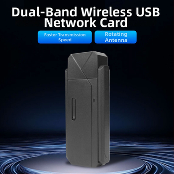 Bezdrôtová WiFi sieťová karta USB 3.0 1800Mbps pre stolný počítač a notebook – Plug and Play, USB rozhranie, 802.11b/g/n