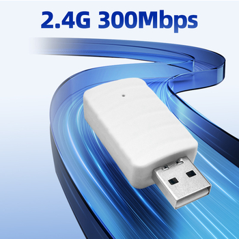 Κάρτα Ασύρματου Δικτύου USB της ZBT, μοντέλο U0001AX-A-N, 300 Mbps, 2.4 GHz, θύρα USB, OEM διαθέσιμο