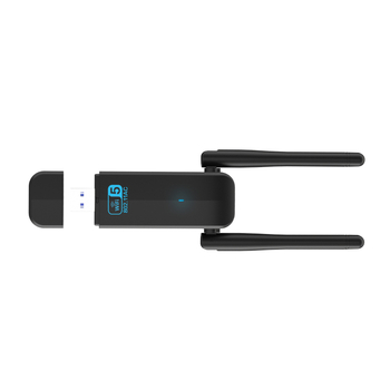 Adaptor USB Wi‑Fi dual-band – 1300 Mbps, 2.4/5 GHz, interfață USB, suportă 802.11ac/a/b/g/n