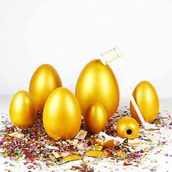 Nehrđajući čelik alat za igru s razbijanjem jaja s kartom za nagradnu izvlačenje – za rođendanske proslave, obiteljska okupljanja i timski rad (Broj proizvoda lt1010690627)