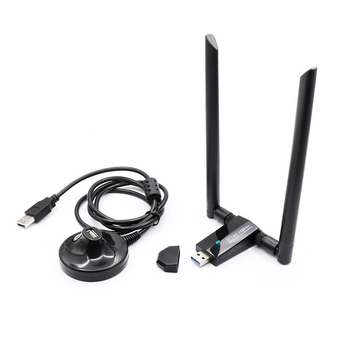 RTL8812AU USB WiFi adapter, 1200 Mbps, dvopojasni 2,4/5 GHz, 802.11ac/n/g
