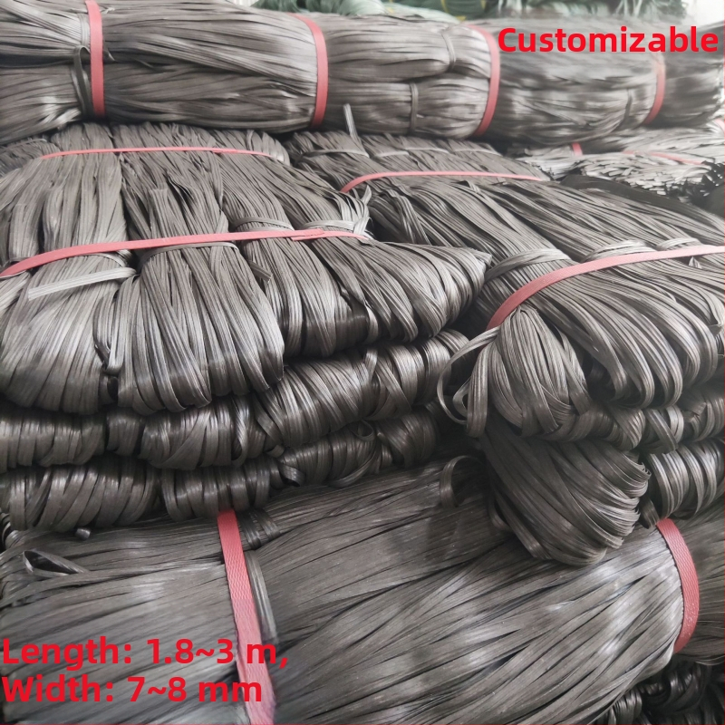 Polypropylénový fixačný pás, šírka 7-8 mm, hrúbka 0,07 mm, hmotnosť balíka 12-15 kg, prispôsobenie k dispozícii