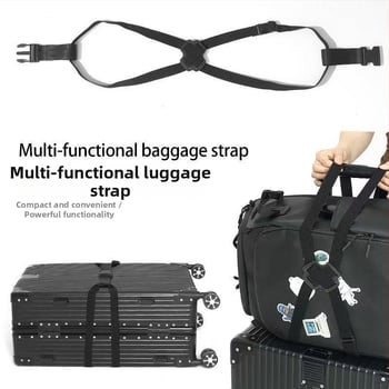 Viacúčelový upínací popruh na kufre, nylonový elastický pás, spoľahlivé uchytenie, nosnosť 8 kg, pevnosť v ťahu 11 kg
