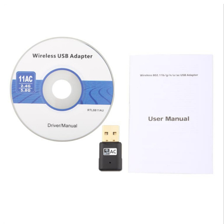 AC600M USB dvoband bežična mrežna kartica – 600 Mbps, 2.4/5.8 GHz, bez drajvera