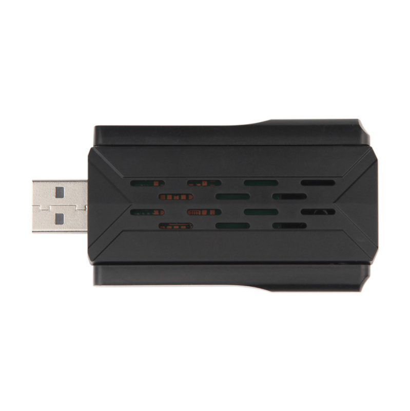 WiFi 6 USB bezdrôtová sieťová karta s Bluetooth 5.4 – 900 Mbps, USB rozhranie, dvojpásmová 2,4/5,8 GHz, IEEE 802.11ax/ac/a/b/n/g, čip AIC8800M80