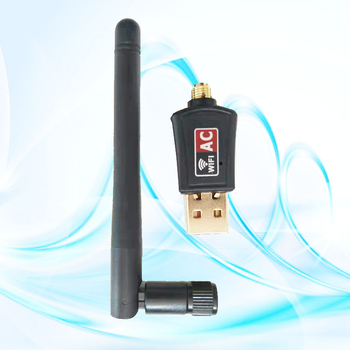 Dvojpásmový USB WiFi adaptér s čipom RTL8811CU, 600 Mbps, pásma 2,4/5,8 GHz, IEEE 802.11b/g/n, WEP/WPA/WPA2