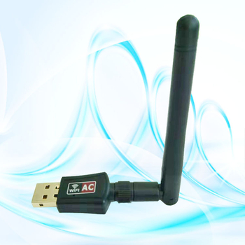 Dvojpásmový USB WiFi adaptér s čipom RTL8811CU, 600 Mbps, pásma 2,4/5,8 GHz, IEEE 802.11b/g/n, WEP/WPA/WPA2