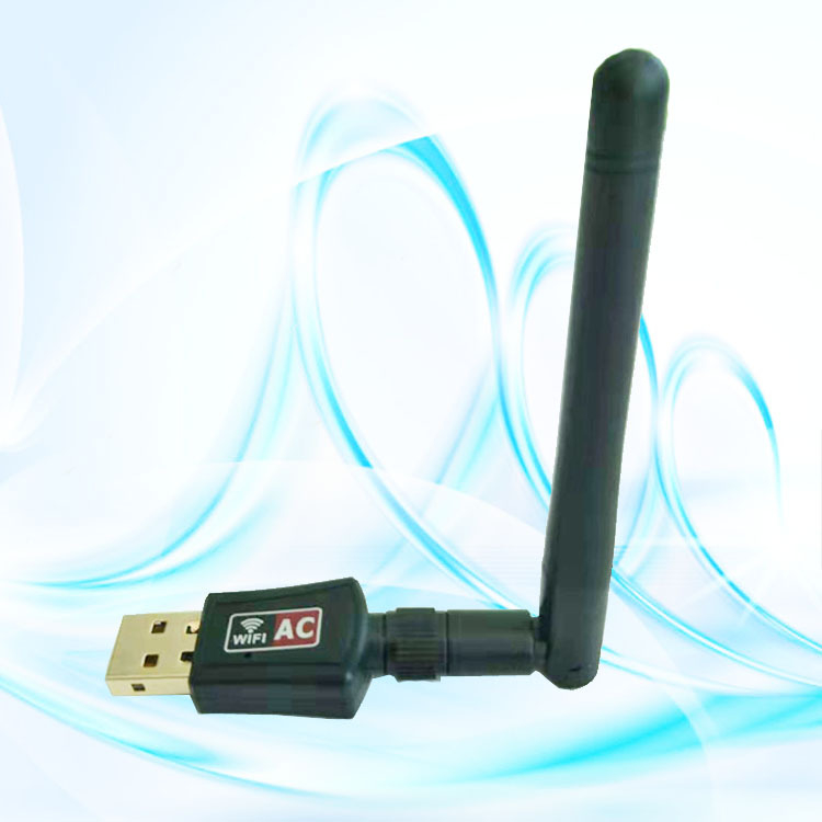 Dvojpásmový USB WiFi adaptér s čipom RTL8811CU, 600 Mbps, pásma 2,4/5,8 GHz, IEEE 802.11b/g/n, WEP/WPA/WPA2