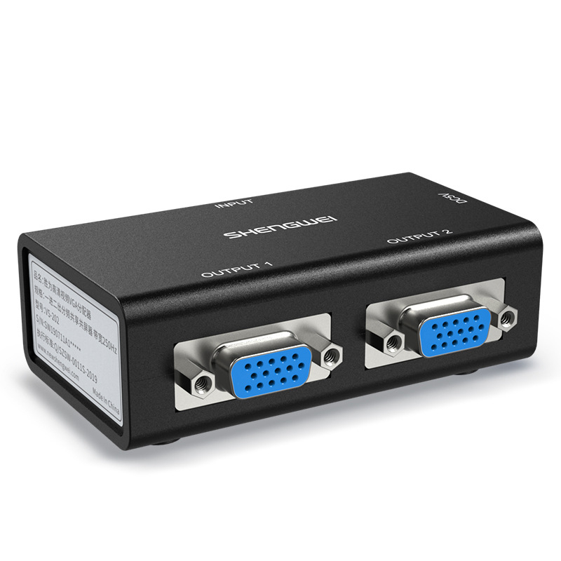 VGA splitter, 1 ulaz 2 izlaza, 4K×2K, model Vs-202, duljina kabla 1.2 m