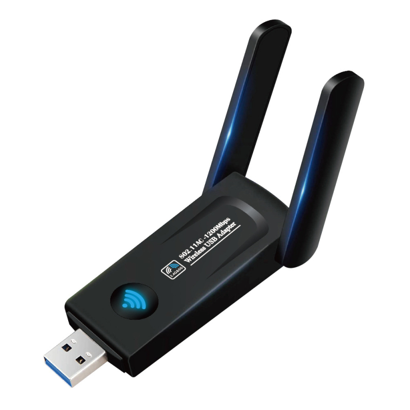 Carte USB de rețea wireless dual-band, 1300 Mbps, 2,4/5 GHz, IEEE 802.11b/g/n, Model 1202