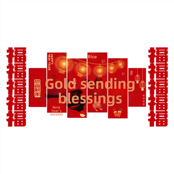 Újévi nappali dekorációs rekvizítók KT táblával – Kintoma