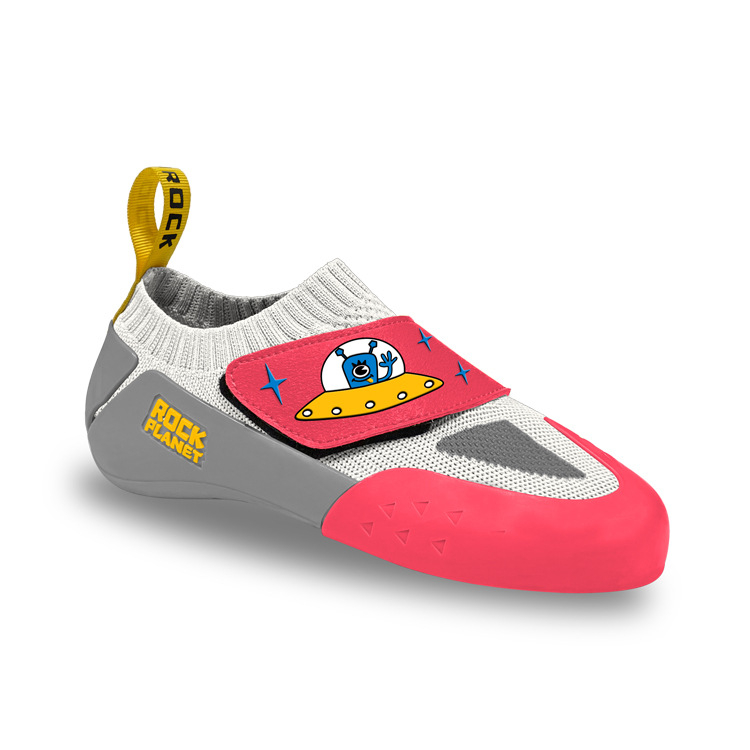 Παιδικά παπούτσια αναρρίχησης με Velcro, διαπνέοντα, αντιολισθητική σόλα καουτσούκ για αναρρίχηση σε βράχο.
