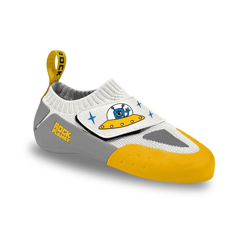 Παιδικά παπούτσια αναρρίχησης με Velcro, διαπνέοντα, αντιολισθητική σόλα καουτσούκ για αναρρίχηση σε βράχο.