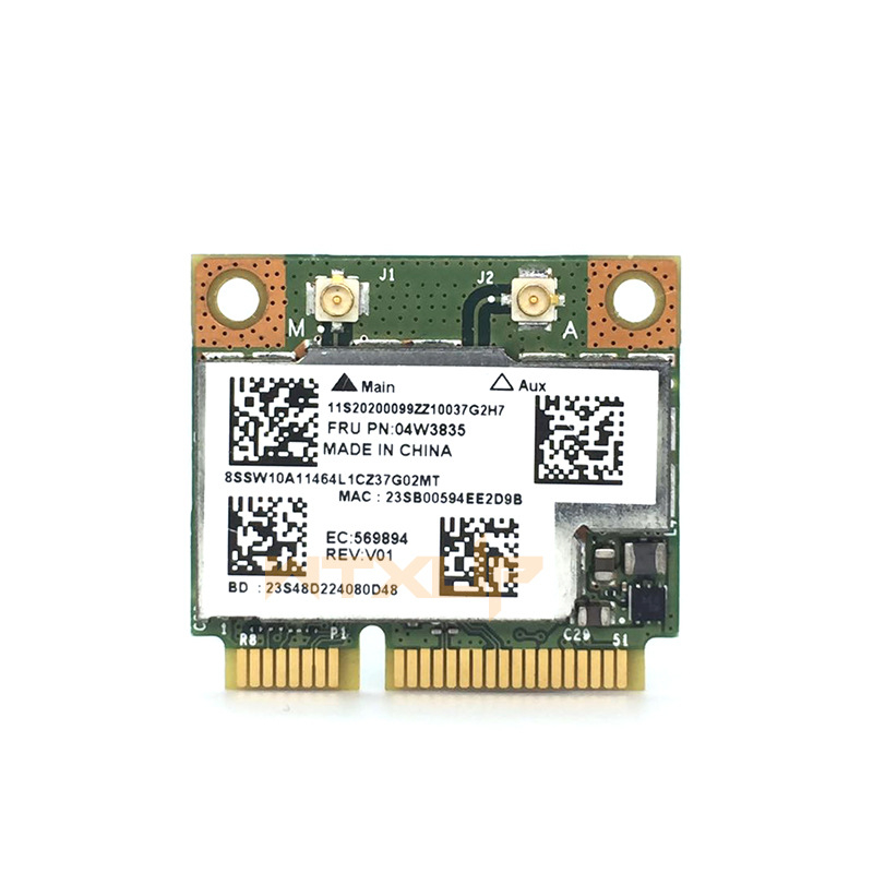 Bežična mrežna kartica BCM943228 za Lenovo E430, E431, E530, E49K49 i V480 – 300Mbps, mini PCIe, 802.11a/b/g/n, 2.4/5 GHz + Bluetooth 4.0