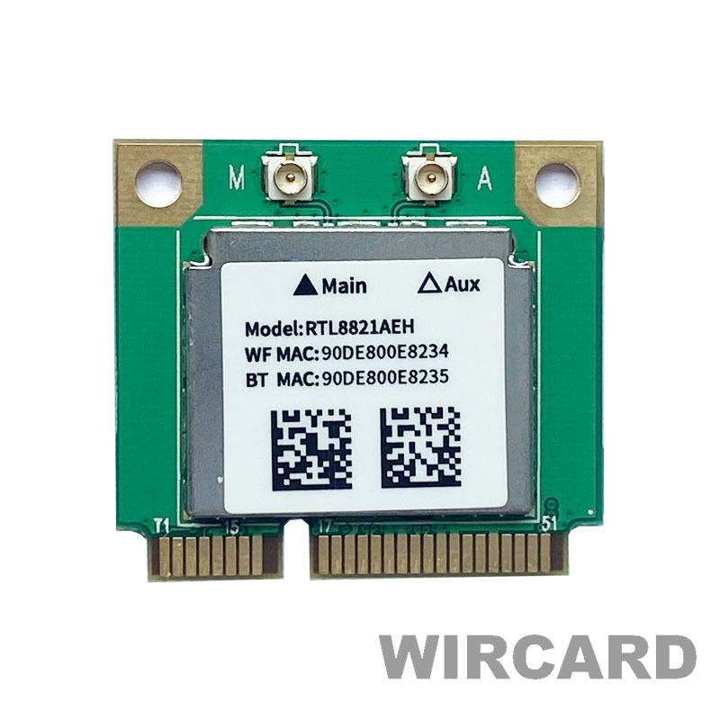 Lei Ling RTL8821AE Mini PCIe WiFi kartica, dvobandna 2,4/5 GHz, 433 Mbps, 802.11AC