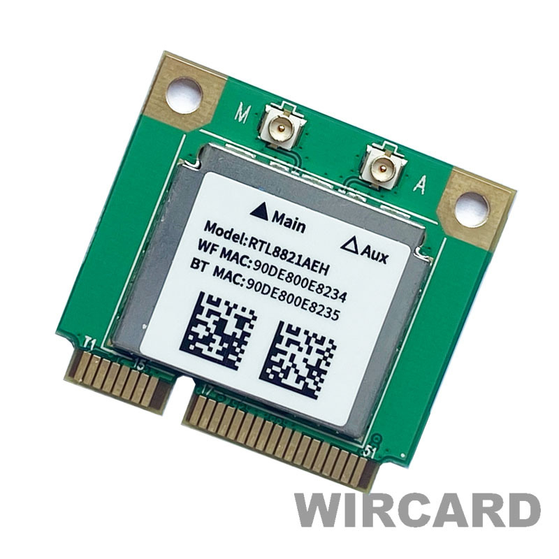 Lei Ling RTL8821AE Mini PCIe WiFi kartica, dvobandna 2,4/5 GHz, 433 Mbps, 802.11AC