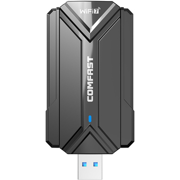 CF-983BE adaptor USB wireless cu Wi‑Fi 7, 6500 Mbps, IEEE 802.11BE, benzi 2.4/5.8/6 GHz