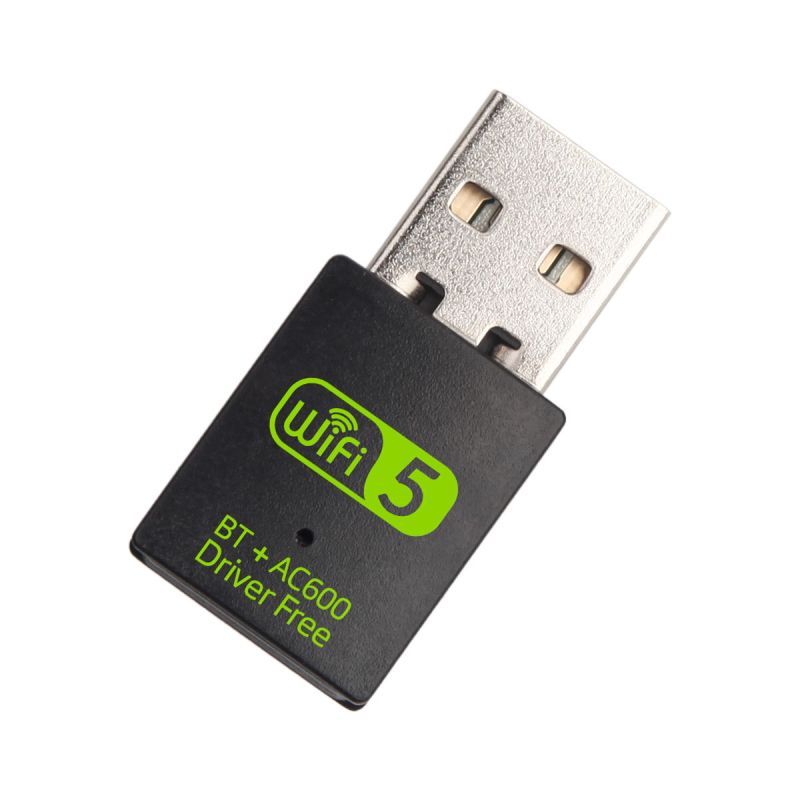 USB bežični adapter Bluetooth 4.2, 2-u-1, dvopojasni 2.4/5 GHz, USB sučelje, 600 Mbps