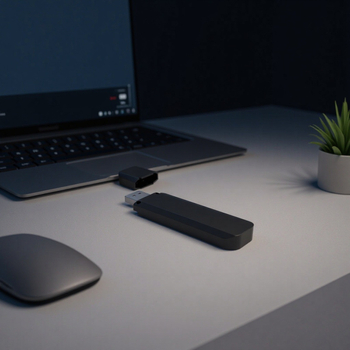 WiFi 6 Gigabit hálózati kártya tokozás - USB interfész, ABS anyag