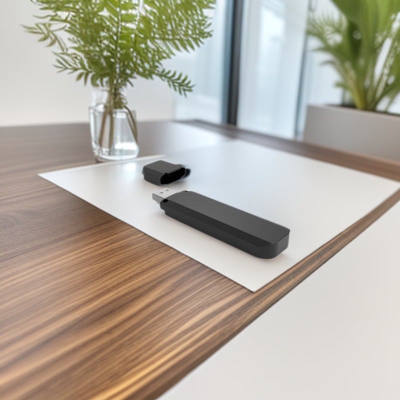 WiFi 6 Gigabit hálózati kártya tokozás - USB interfész, ABS anyag