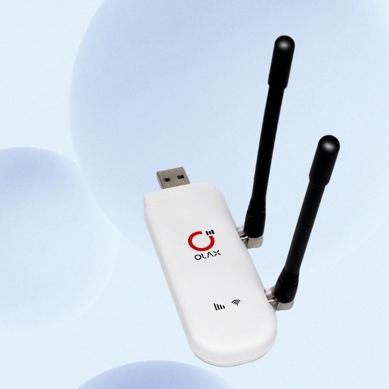 OLAX F90 Cardă de rețea USB cu antenă dublă, 150Mbps, IEEE 802.11g, Benzi B1/B3/B5/B7/B20/B28/B38/B40/B41
