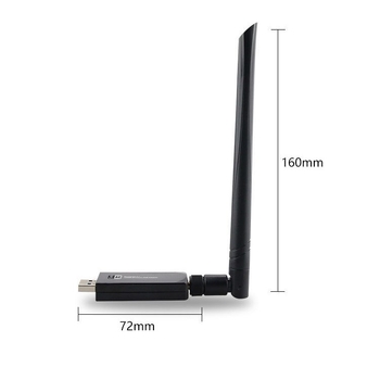 RTL8812AU USB WiFi Δέκτης — 1200Mbps Διπλής ζώνης 2.4GHz/5.8GHz, Διασύνδεση USB, 802.11b/g/n
