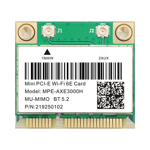 AX210 Wi-Fi6E tri-band PCIe Kártya