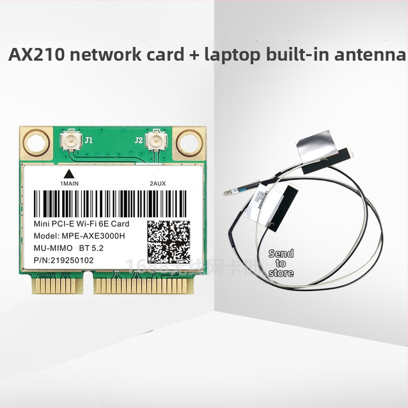 AX210 Wi-Fi6E Trojpásmová PCIe Karta