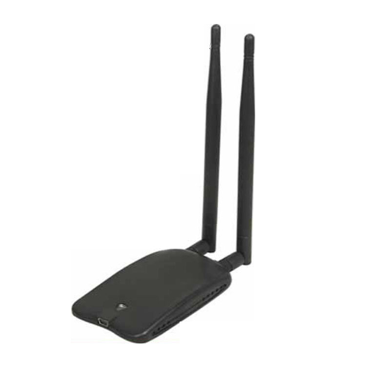 Vezeték nélküli hálózati kártya burkolat – ABS, USB, nagy teljesítmény, kettős antenna