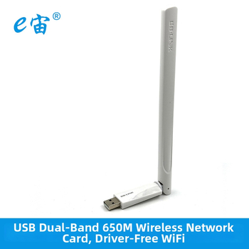 USB bezdrôtová sieťová karta, dvojpásmová, bez ovládačov, 600 Mbps, USB rozhranie, 2,4/5 GHz, 802.11b/g/n/ac, model WDN650A